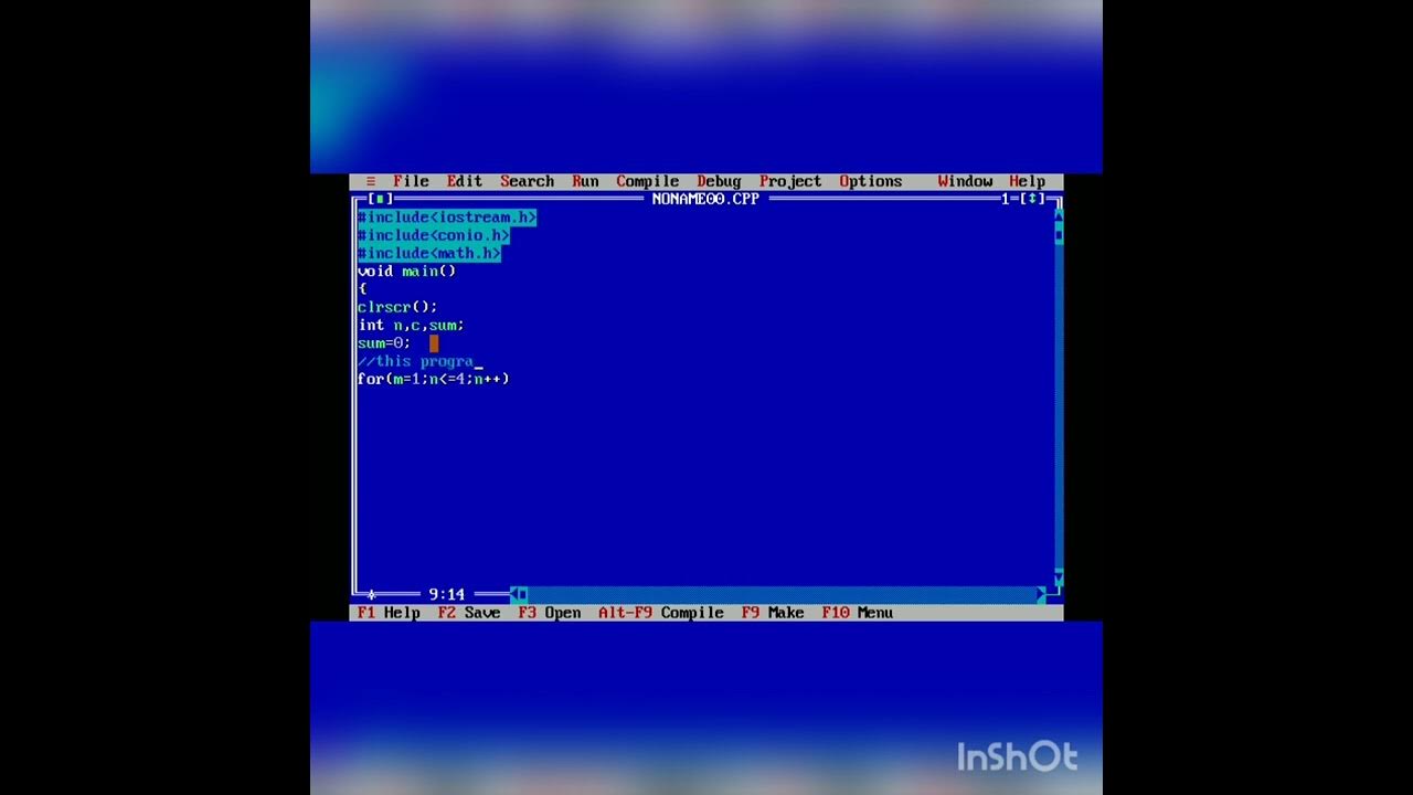program by using for loop, to find sum of sequence - YouTube