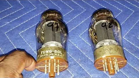 Rare Vintage Solid Black Plate Tung Sol 6550 Tubes ~ September 23, 2020