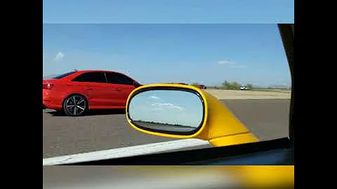 Stock C5 Z06 Corvette at the 1/2 mile drags!