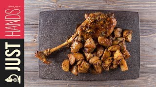 Greek Roasted Leg Of Lamb Potatoes Akis Petretzikis