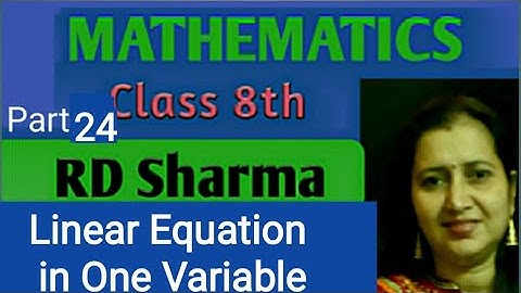 RD Sharma Solutions|Mathematics Class 9 Rd Sharma|Chapter 9 Linear Equations|Ex 9.2 Q5 & Q6|Part-24