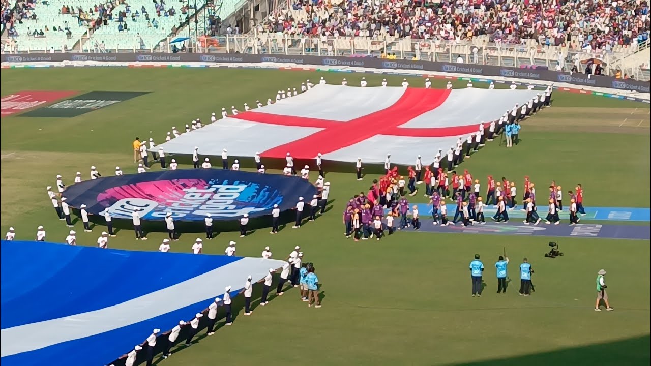 T20 world cup of ENG VS SCO in Kolkata Eden garden....aj sera match holo....