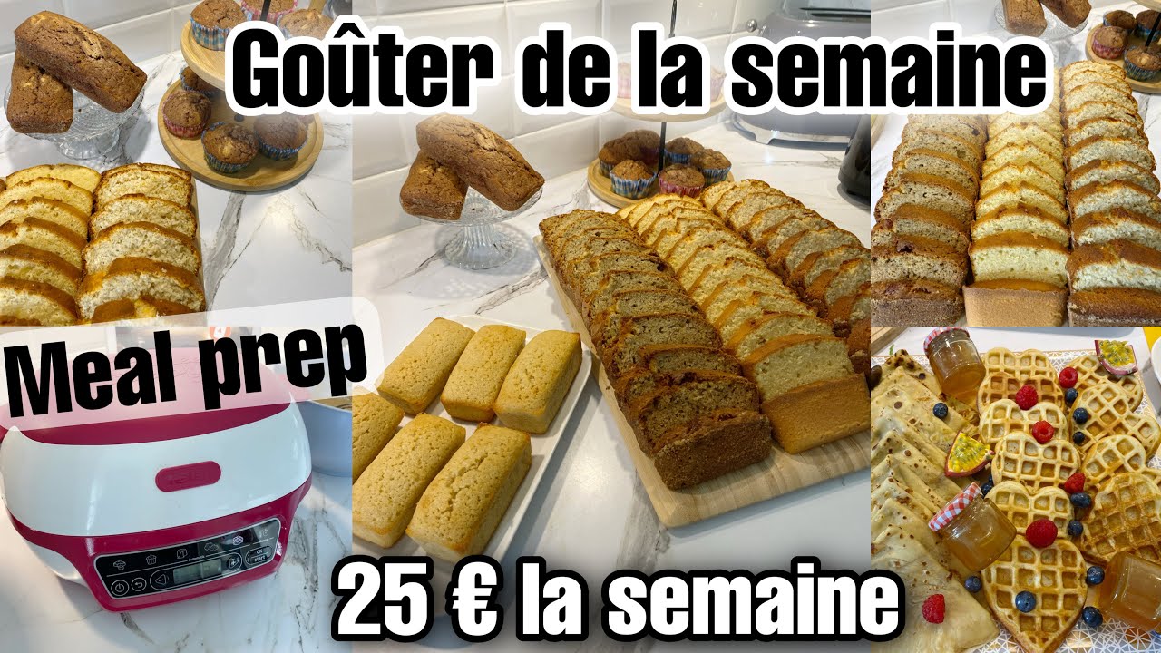 BATCH COOKING FAMILLE NOMBREUSE /LES GOÛTERS DE LA SEMAINE MOINS DE 25€ ÉCONOMIE ET GAIN DE TEMPS