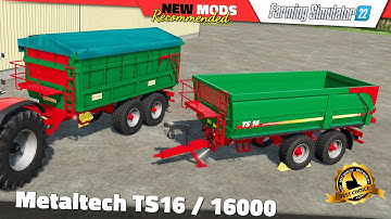 FS22 | Metaltech TS16 / 16000 - Farming Simulator 22 New Mods Review 2K60