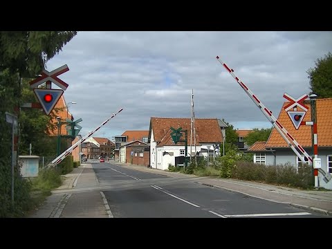 Spoorwegovergang Ringe (DK) // Railroad crossing // Jernbaneoverskæring