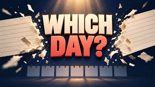 Monday or Friday? Why We Disagree