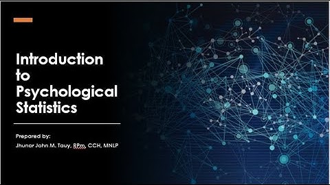 1. Introduction to Psychological Statistics
