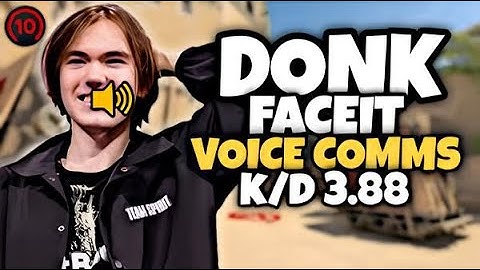DONK (31-8) Carries in High Elo FACEIT! donk POV with COMMs CS2