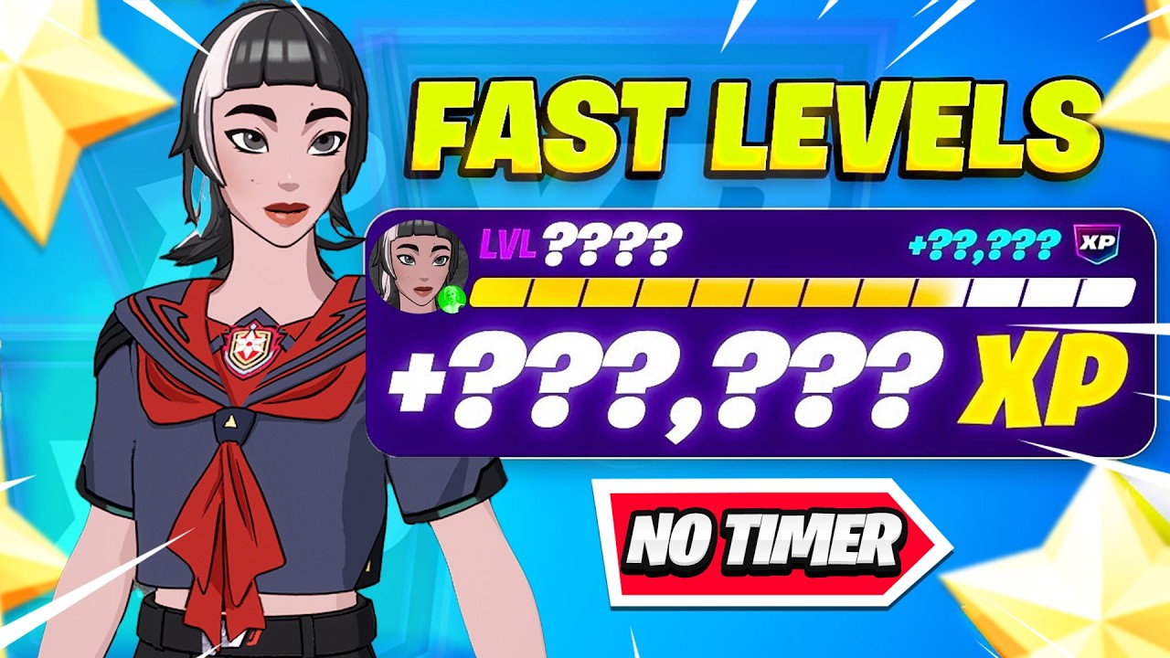ナップタイム NEW INSANE NO TIMER Fortnite XP MAP How To LEVEL UP FAST in
