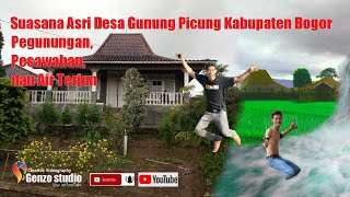 Suasana desa pasarean gunung picung kabupaten bogor