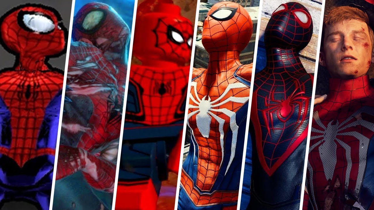 Эволюция смертей Человека-паука в играх про Человека-паука (2000–2023) — Marvel’s Spider-Man 2