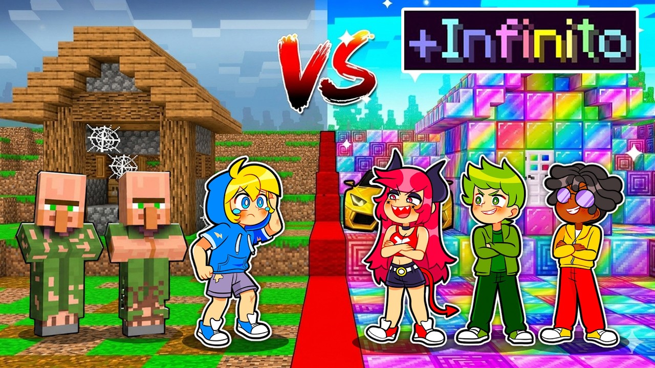 I Miei AMICI Hanno DIVISO il Villaggio dell'INFINITO Su Minecraft!