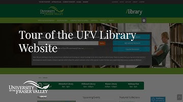 Tour the Library Website