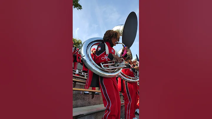 Nicholas Gaskins on Tuba WSSU Homecoming 2021