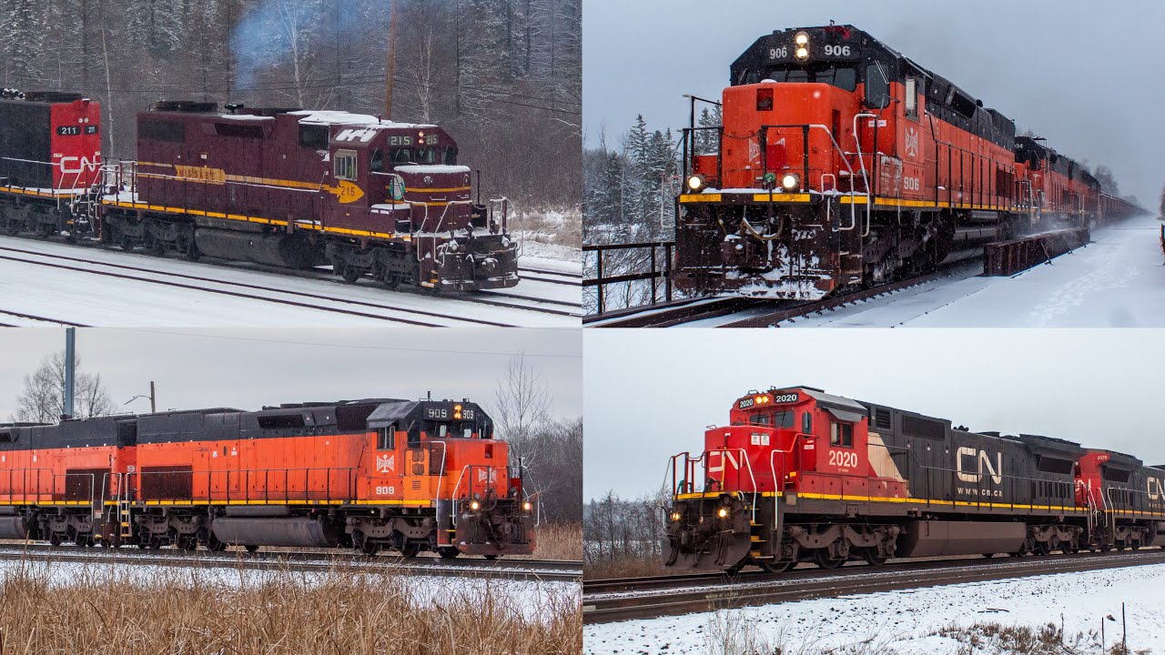 Three Days on Canadian National's Iron Range with B&LE Tunnel Motor Trio! [4K]