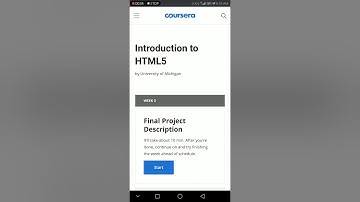 Introduction to HTML5 || Week 3 Quiz Answers || Coursera