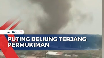 Puting Beliung Terjang Permukiman Warga di Sumedang