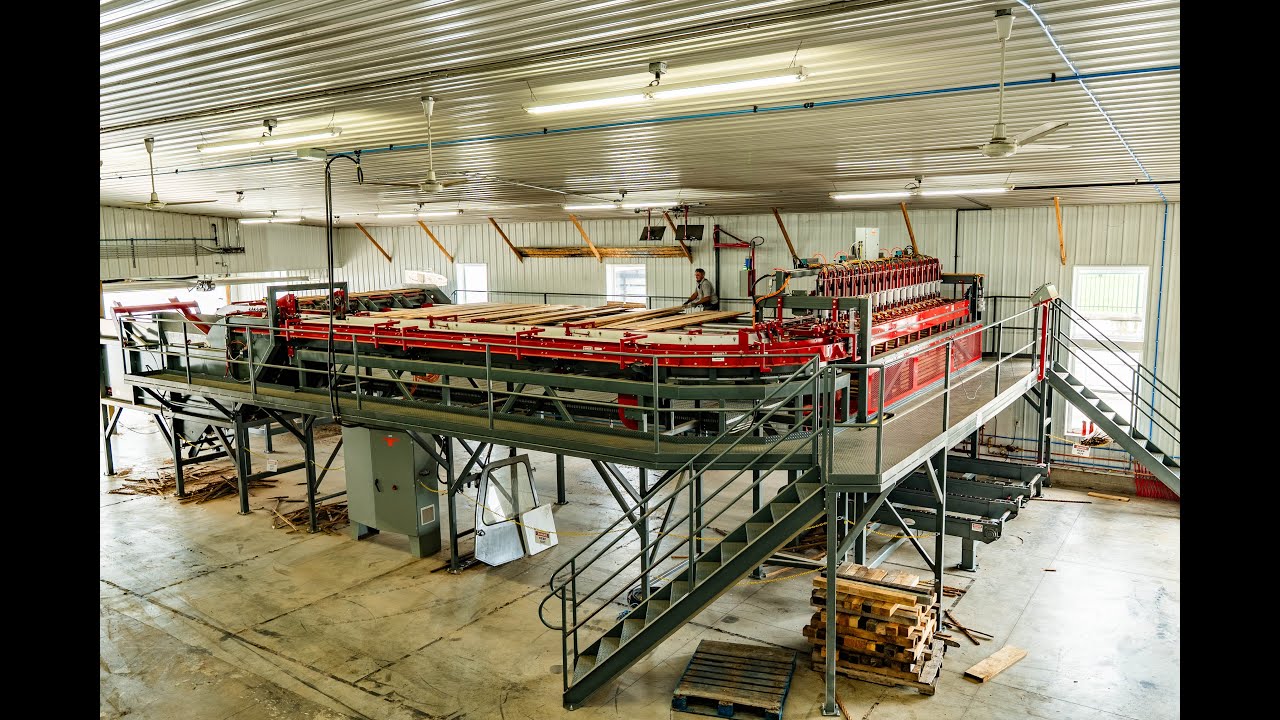 Custom build Automatic lumber stacking machine ....