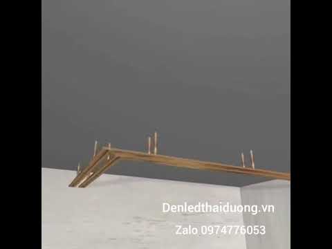 Video Thi công lắp đặt thanh ray âm trần nam châm - youtube