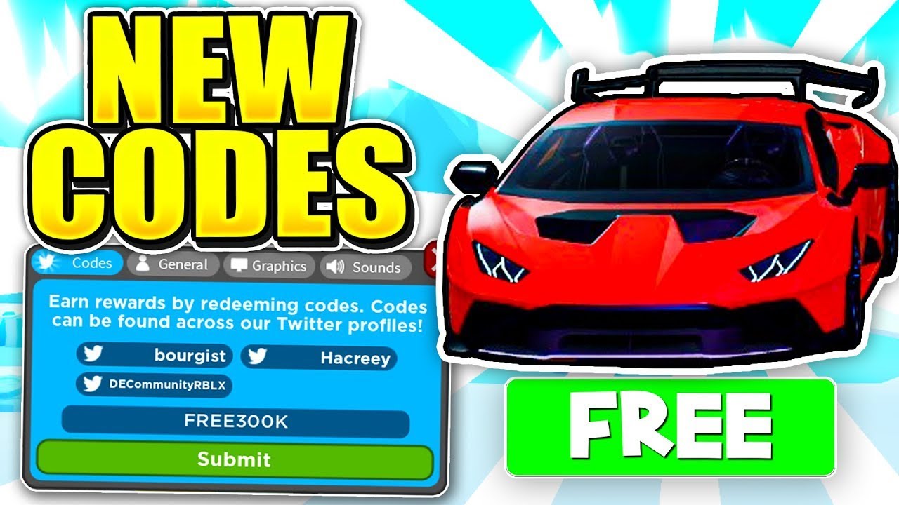 Drive codes roblox