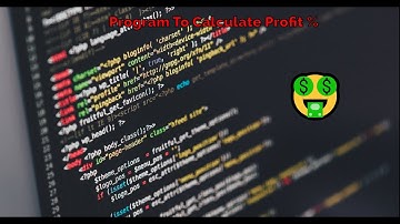 Learn Java Programming: Profit Percentage Calculation Demo