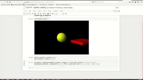 vpython training part 1