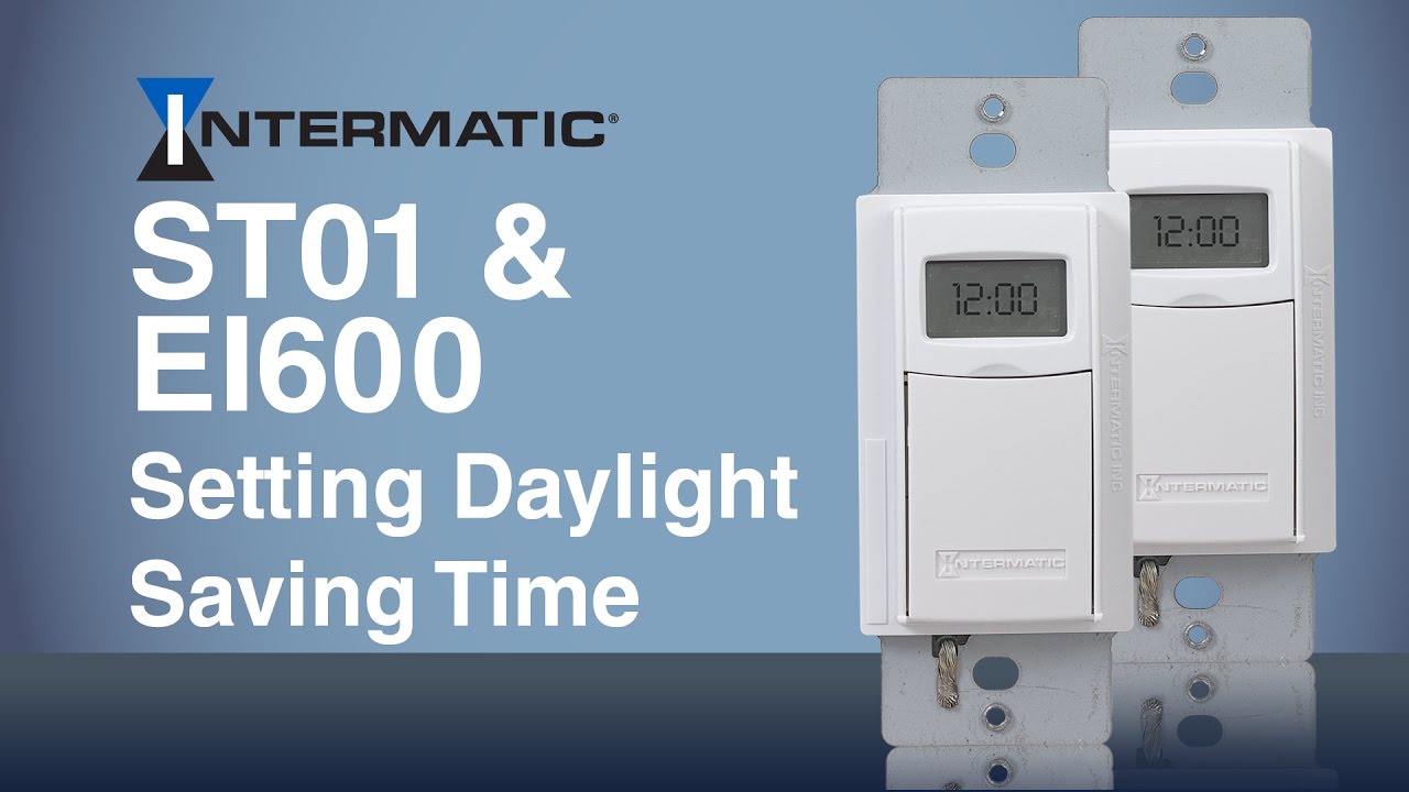 Setting Daylight Saving Time St01 Ei600 Programmable Timer Youtube