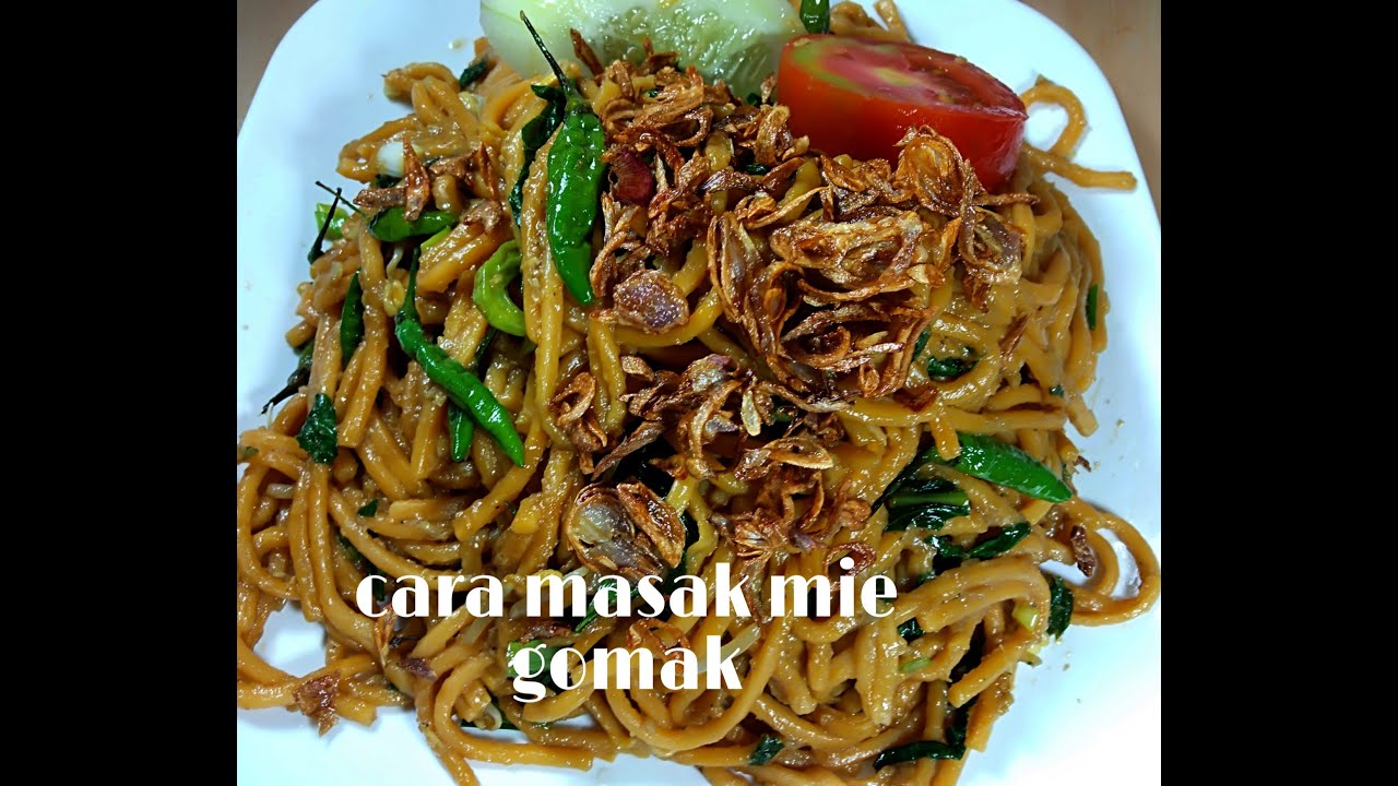 mie gomak || mie kuning goreng - YouTube