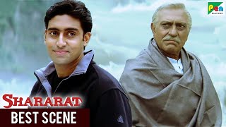 Shararat - Best Scene | Abhishek Bachchan, Hrishitaa, Amrish Puri | Full Hindi Movie 