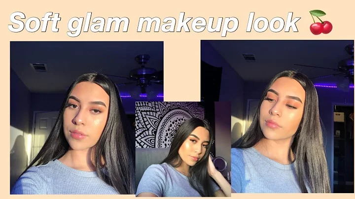 Soft glam makeup look