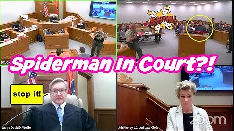 Judge’s Reaction When This Defendant Shows Up as Spiderman 😱