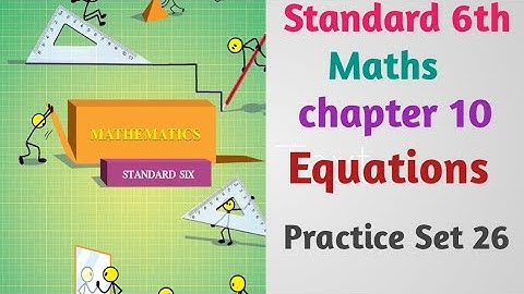 Practice Set 26 / std 6th/ maths/ Easy Trick #kponlineclasses #kponline #education 
