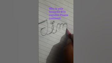 Jimin name calligraphy/BTS name calligraphy/BTS lovers #shorts #trending #viral #bts #jimin
