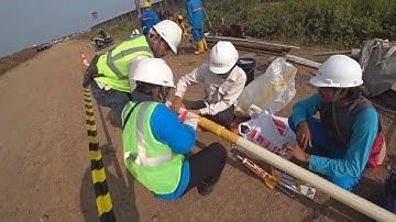 Installation of inclinometer casings