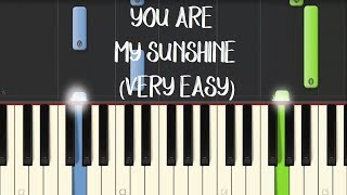 YOU ARE MY SUNSHINE - Moira Dela Torre || Synthesia Piano Tutorial (VERY EASY) chords