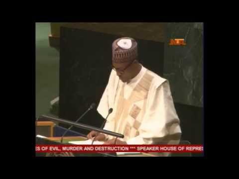 Buhari At 70th Session of The UN General Assembly 04-10-2015