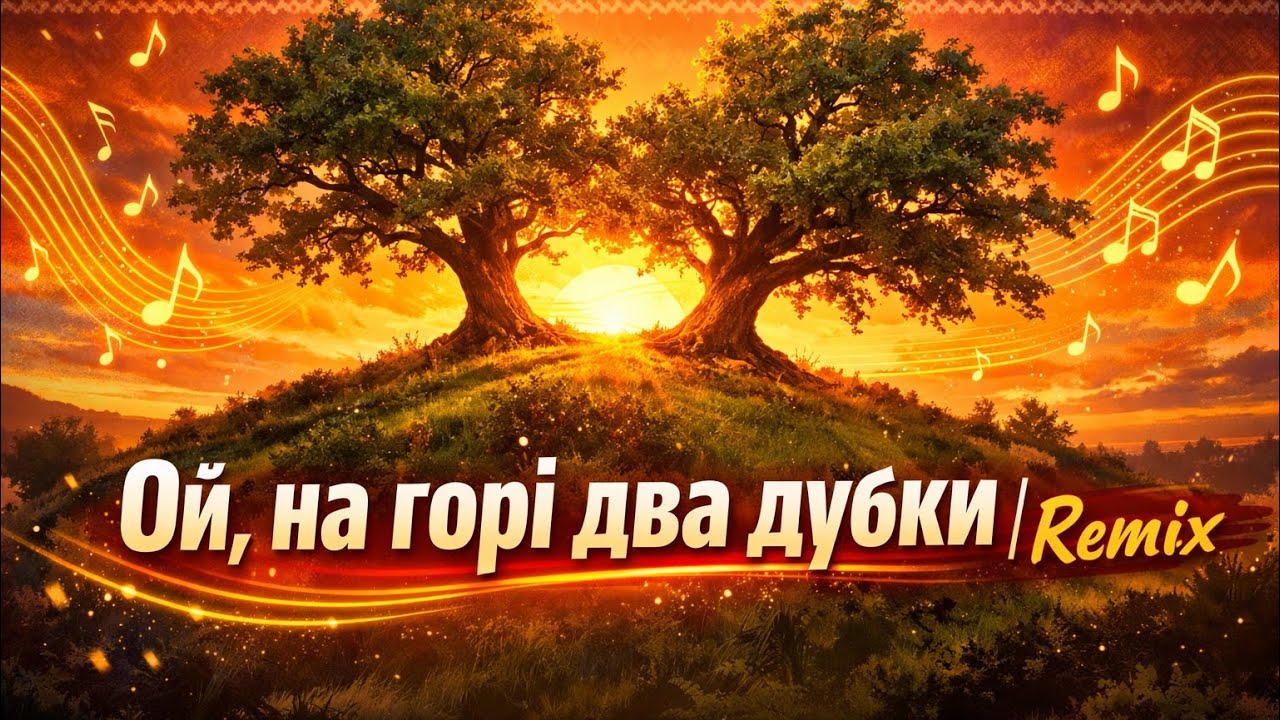 Ой, на горі два дубки | Remix 🎵 Українська народна пісня | 