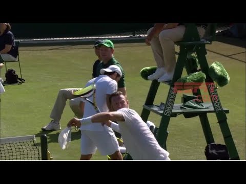 Sam Groth rompe y lanza su raqueta | Wimbledon 2017