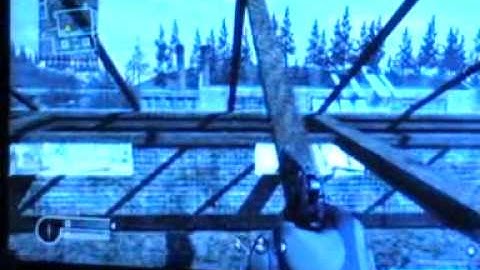 call of duty 4 pipeline glitch on top of the building