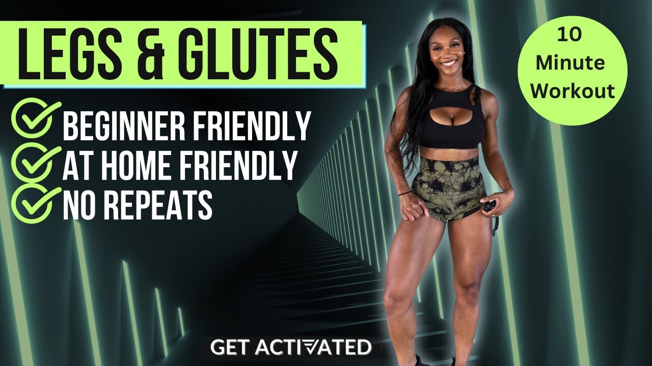 LEGS & GLUTES | Beginner Friendly Home Workout - YouTube