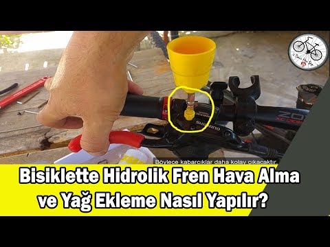 Video: Shimano hidrolik yol disk frenlerinin havası nasıl alınır