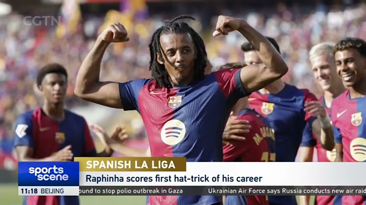 Raphinha hits career's 1st hat-trick to give Barcelona a 7-0 victory over Valladolid｜La Liga｜Barca