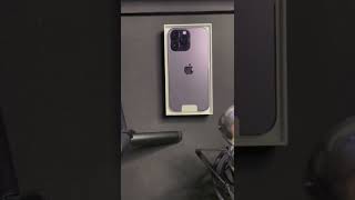 Asmr unboxing iPhone 14 pro max deep purple