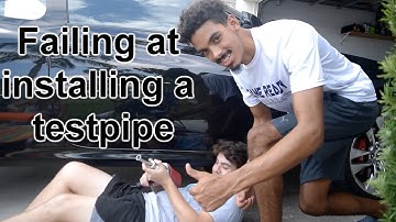 Test Pipe Install On a Genesis