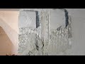 Адгезия гипсовой штукатурки к бетону.Как заштукатурить гладкий бетон.Штукатурка потолка большой слой