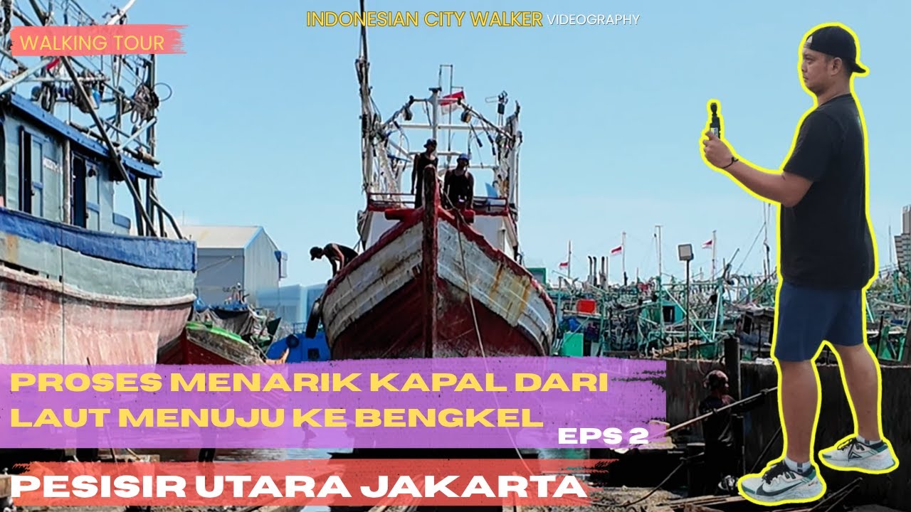 LANGKA TAPI NYATA!! Proses Menarik Kapal dari Laut Menuju Bengkel!!