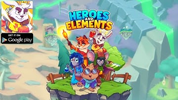 Heroes & Elements: Match 3 Puzzle RPG Gameplay - Android
