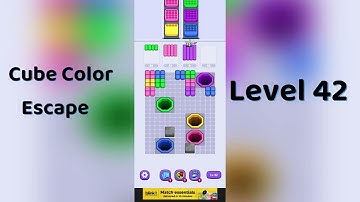 🧩 Cube Color Escape Level 42 Walkthrough | Step-by-Step Guide 🎮 | Go Answer