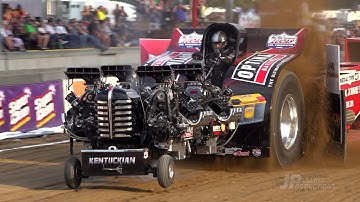 Multi-Engine Super Modified Tractors pulling in Goshen, IN - 2022