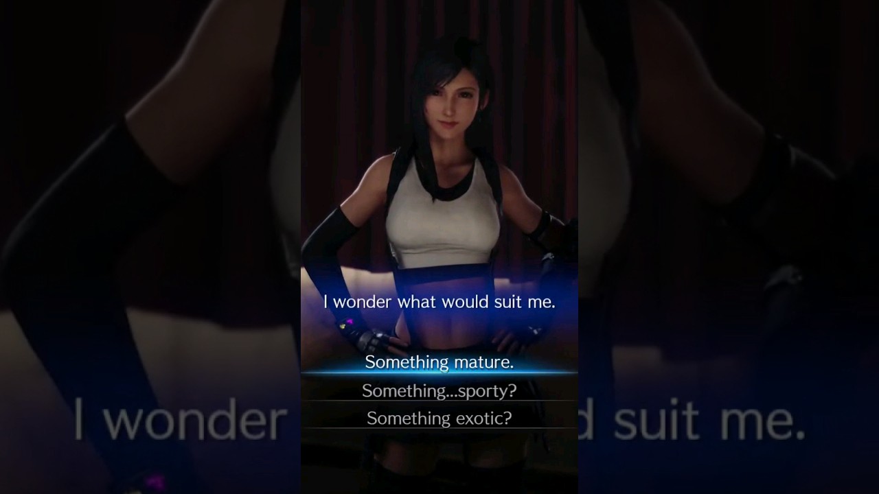 Tifa Wear Something Mature, Sporty or Exotic | Final Fantasy 7
